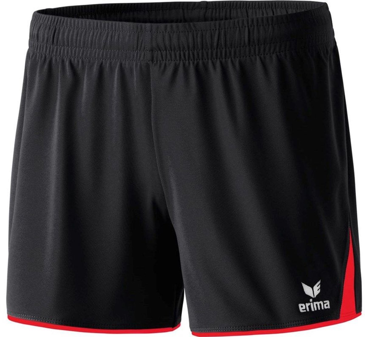 Erima 5-Cubes Short Dames - Zwart / Rood | Maat: 48