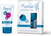 Merula menstruatie cup incl Merula lube - mermaid blauw