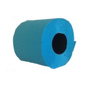 12x Turquoise toiletpapier rol 140 vellen - Turquoise blauw thema feestartikelen decoratie - WC-papier/pleepapier