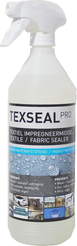 Texseal Pro Textiel impregneerspray - impregneermiddel textiel - waterdicht  maken... | bol.com