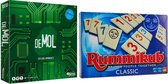 Spelvoordeelset Wie is de Mol de code-opdracht & Rummikub Original - Gezelschapsspel