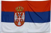 Trasal - vlag Servië - servische vlag 150x90cm