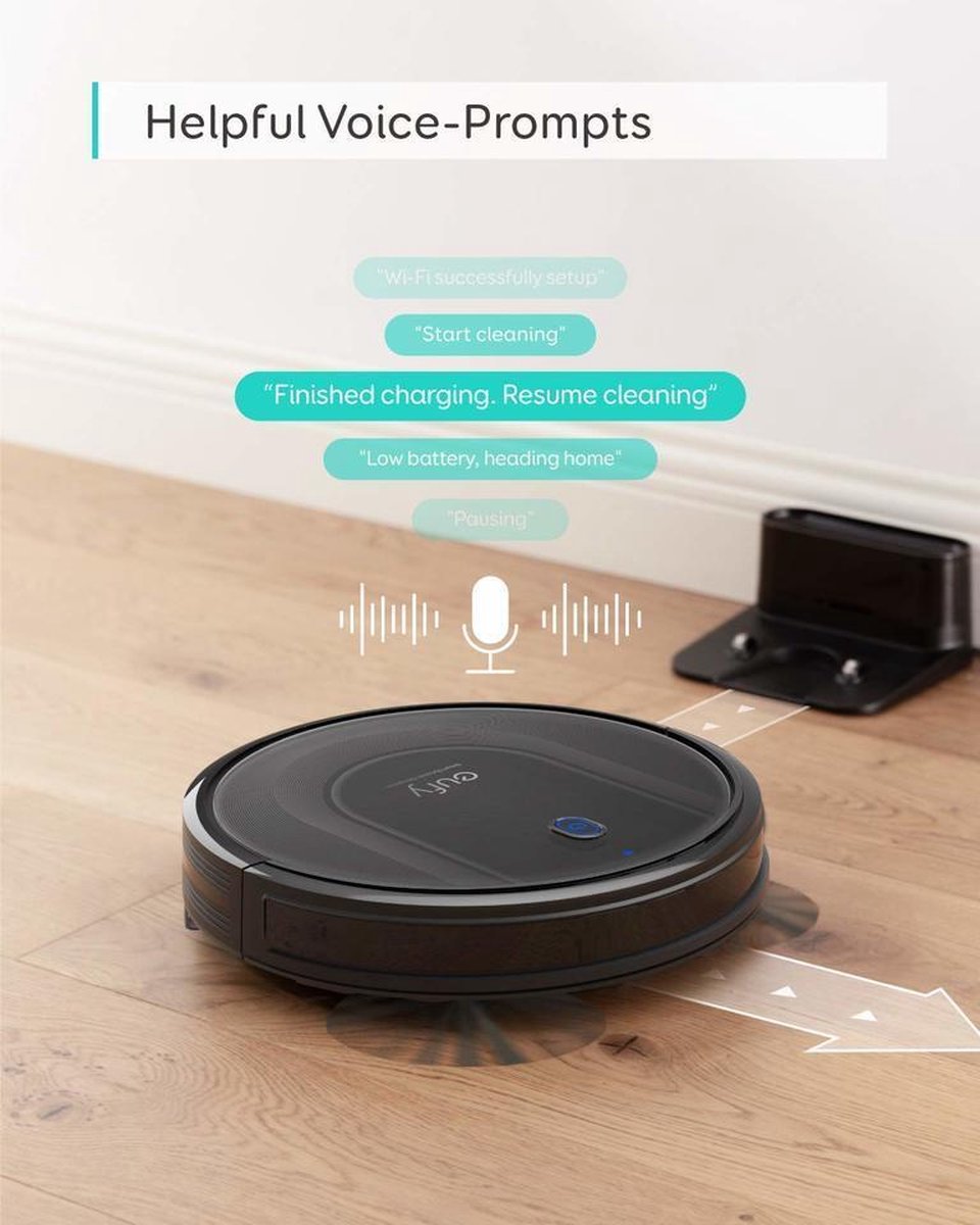 Eufy RoboVac G10 Hybride - Robotstofzuiger met dweilfunctie | bol.com