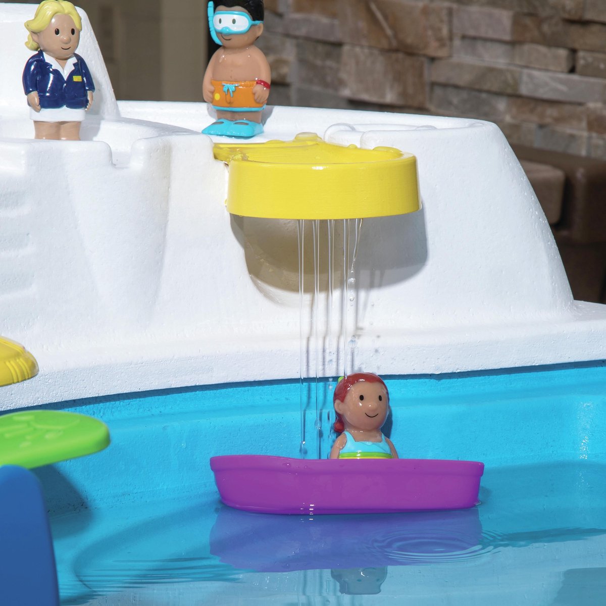 Step2 Fiesta Cruise Boot Watertafel - Met Deksel en 10 accessoires - Waterspeelgoed voor kind - Activiteitentafel met water voor de tuin / buiten — afbeelding 5