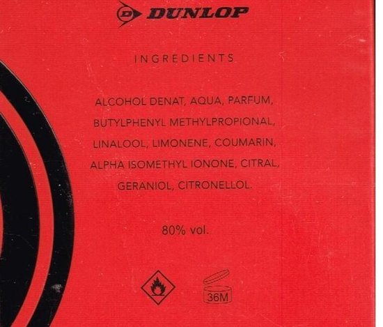 Dunlop for men eau de toilette 100 ML 3.3 FL. OZ Piste 1 | bol