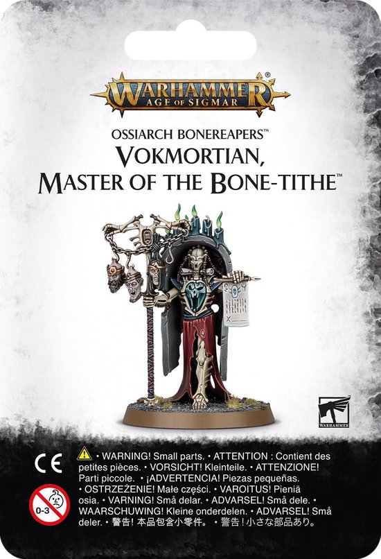 Thumbnail van een extra afbeelding van het spel Age of Sigmar Ossiarch Bonereapers Vokmortian, Master of the Bone-Tithe