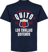 Sociedad Deportivo Quito Established T-Shirt - Navy - 4XL