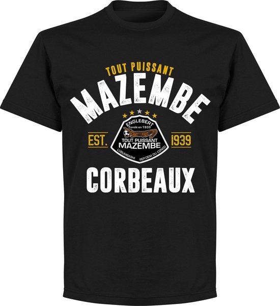 TP Mazembe Established T-Shirt - Zwart - XS