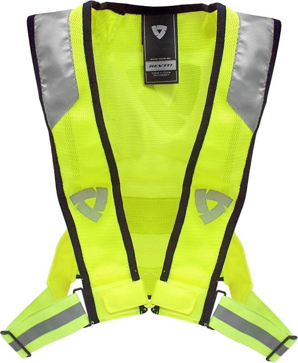 REV'IT HV VEST CONNECTOR NEON GIALLO GILET ALTA VISIBILITÀ Taglia Int L