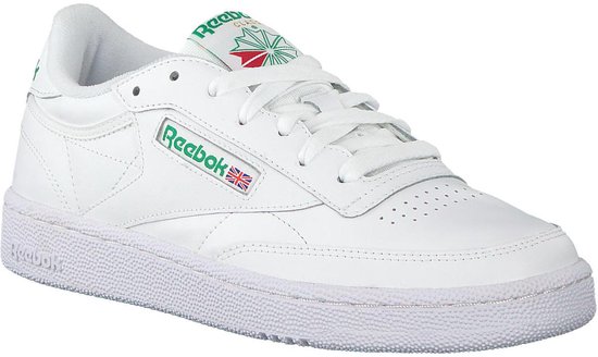 Reebok Club C 85 Sneakers Heren - Intense White/Green - Maat 41 | bol.com