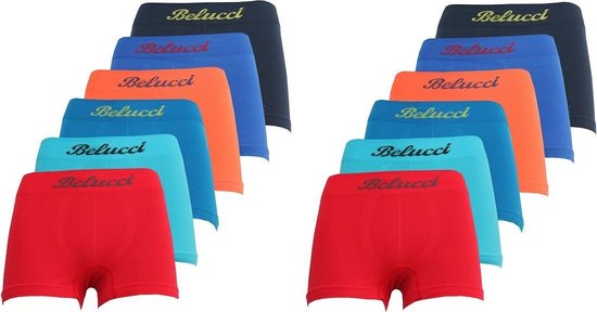 Belucci Underwear caleçon en microfibre méga multipack taille 122/140