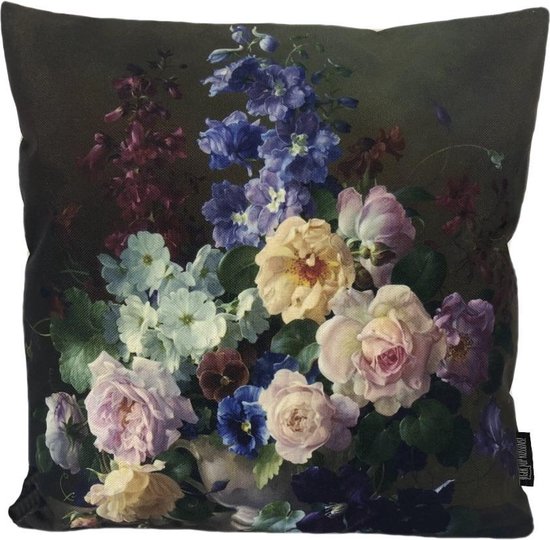 Flower Bouquet #2 Kussenhoes | Katoen / Linnen | 45 x 45 cm | Bloemen