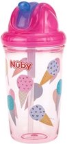 Nuby Flip-it Anti-Spill Cup From Tritan 300ml Rose 12m +