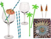 Cocktail glazen set cadeau zomer party summer bbq cocktailglas Gin & Tonic kado