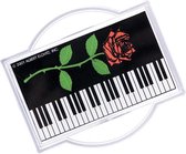 Acryl onderzetter pianotoetsen/roos