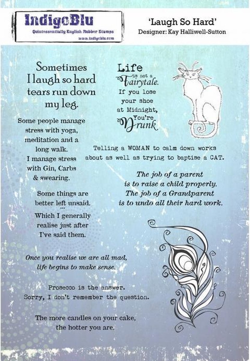 IndigoBlu Laugh so Loud By Kay Halliwell-Sutton