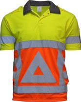 Top verkeersregelaars polo unisex korte mouw maat XS