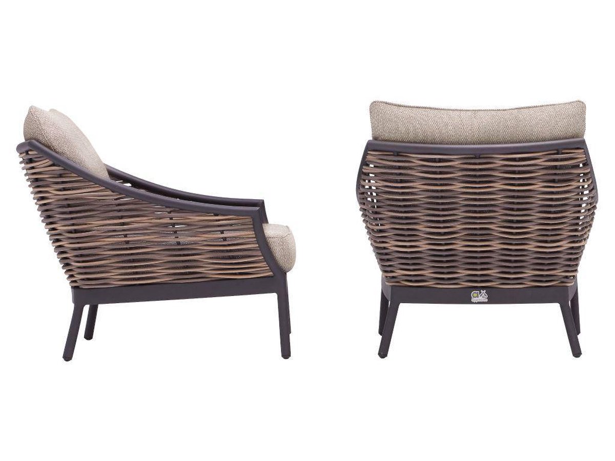 Apple Bee Milou Lounge Garden Chair - Willow