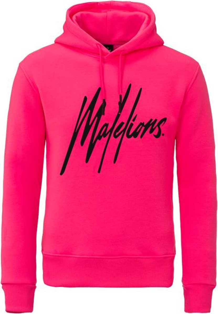 Malelions Hoodie Signature - Neon Pink | bol.com
