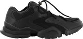Reebok Classic Run R 96 - Heren Sneakers Sportschoenen Schoenen Zwart CN4605 - Maat EU 43 UK 9