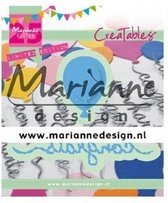 Marianne Design Creatables - snij- embosstencil -  Engels "Cong