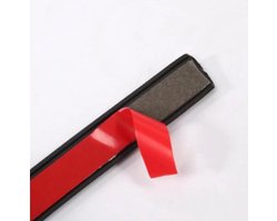 WiseGoods Tochtstrips voor Deuren Zelfklevend - Tochtstopper Auto - Tochtband B Type - 5 meter - Zwart