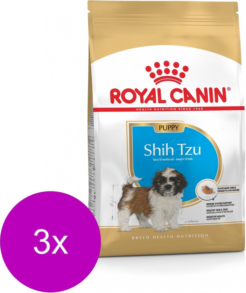 3x Royal Canin Bhn Shih Tzu Puppy 1.5 kg
