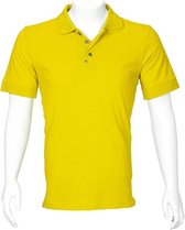 T'RIFFIC SOLID heren poloshirt korte mouw geel - Maat 5XL