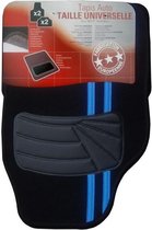 SODIFAC Set van 4 blauwe Delhi autodekens