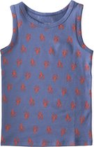 Little Label - tank top - lobster - maat: 98/104 - bio-katoen