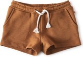 Little Label - baby girls shorts - copper - maat: 86 - bio-katoen