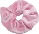 Dielay - Scrunchie Velvet - Haarelastiek Fluweel - Roze