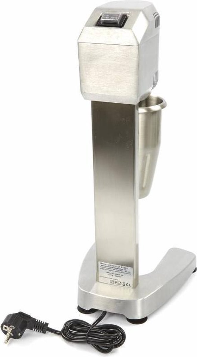 Maxima Drink Mixer 1 x 1 L 1 Beker 2 Snelheden - Drinkmixer voor Milkshakes, Cocktails, Smoothies - RVS - 700ml - Milkshaker - Barmixer van Maxima — afbeelding 3