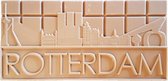 Rotterdam skyline reep melk chocolade 3 stuks