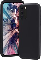 HB Hoesje Geschikt voor Samsung Galaxy S20 - Siliconen Back Cover - Zwart