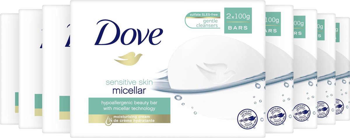 Dove Sensitive Skin Zeep - 12 stuks - Voordeelverpakking | bol.com