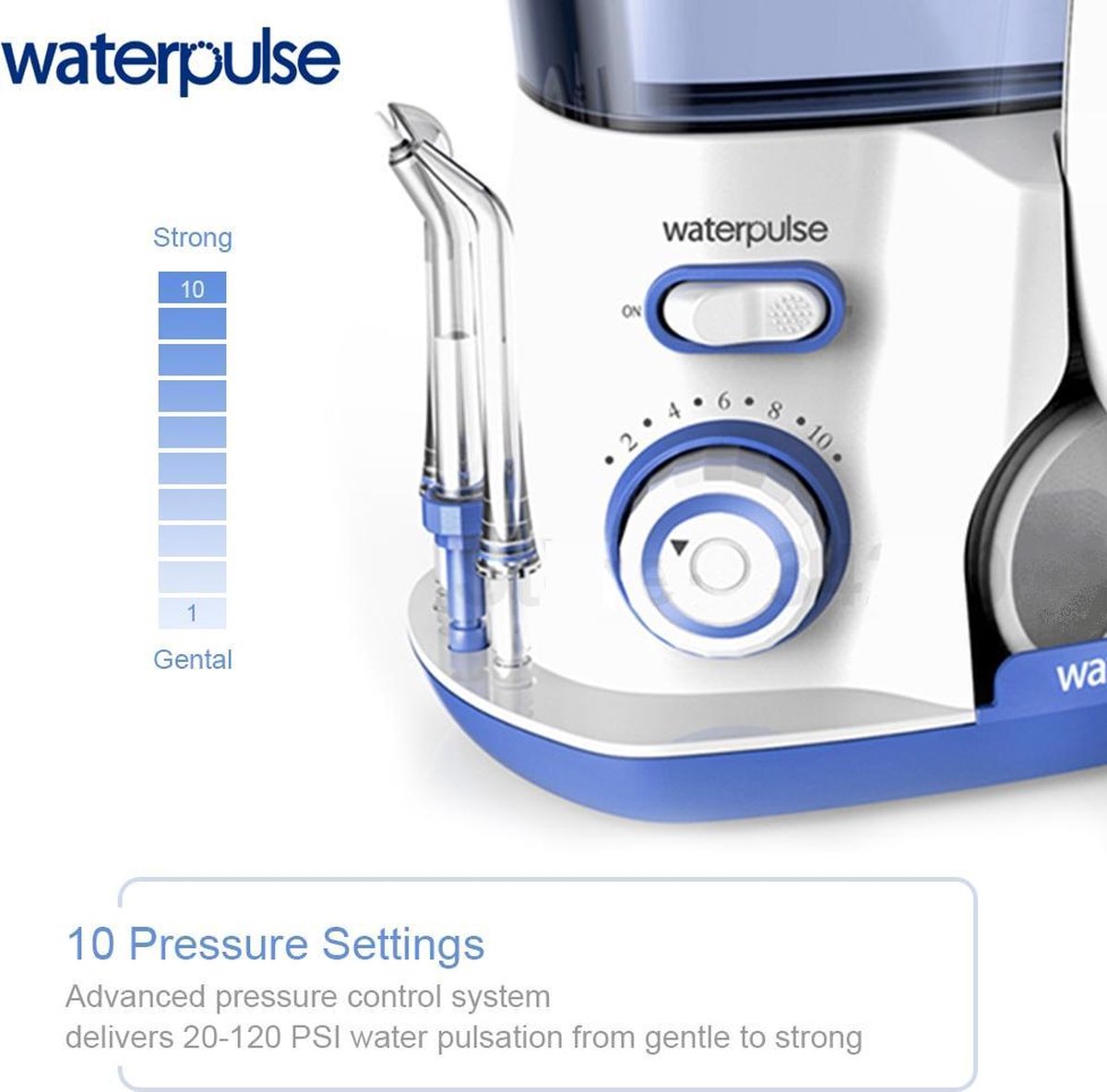 WaterPulse Electrische Waterflosser V300 2020 Model | Airflos | 800 ML ...