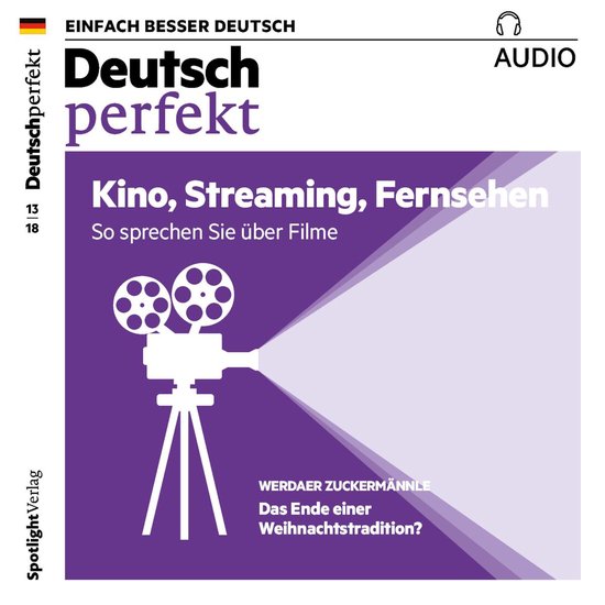 Deutsch lernen Audio - Kino, Streaming, Fernsehen - cover