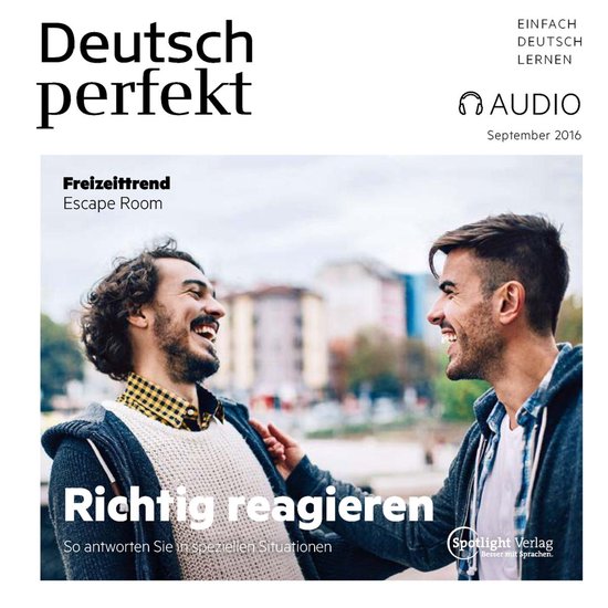 Deutsch lernen Audio - Richtig reagieren - cover