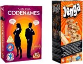 Spelvoordeelset Codenames - Gezelschapsspel & Jenga Classic - Gezelschapsspel