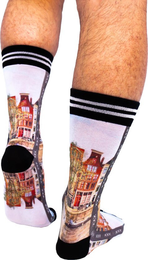 Sock My Feet - Grappige sokken heren - Maat 39-42 - Sock My Amsterdam -  Amsterdam... | bol