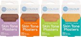 Tru-Colour huidskleur pleisters combinatie verpakking - 4 huidskleur varianten - 120 stk - 2 maten