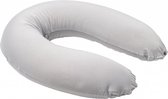 Doomoo Buddy - Voedingskussen - Biologisch Katoen - 180 cm - Vezelvulling  - Hoes Bamboo Grey