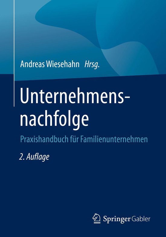Unternehmensnachfolge - cover