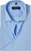 Casa Moda Chemise Uni Bleu Clair Manches Courtes Kent Modern Fit - 45