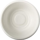 36x Witte suikerriet bakjes/schaaltjes 15,5 x 5,4 cm biologisch afbreekbaar - Ronde wegwerp bakjes / schaaltjes / kommetjes - Pure tableware - Duurzame materialen - Milieuvriendelijke wegwerpservies bakjes/schaaltjes - Ecologisch verantwoord