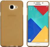 Hoesje CoolSkin3T TPU Case voor Samsung A3 2016 Transparant Goud