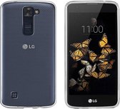 Hoesje CoolSkin3T TPU Case voor LG K8 Transparant Wit