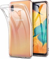 Hoesje CoolSkin3T TPU Case voor Samsung A60 Transparant Wit