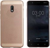 Hoesje Mesh Holes voor de Nokia 6 Goud